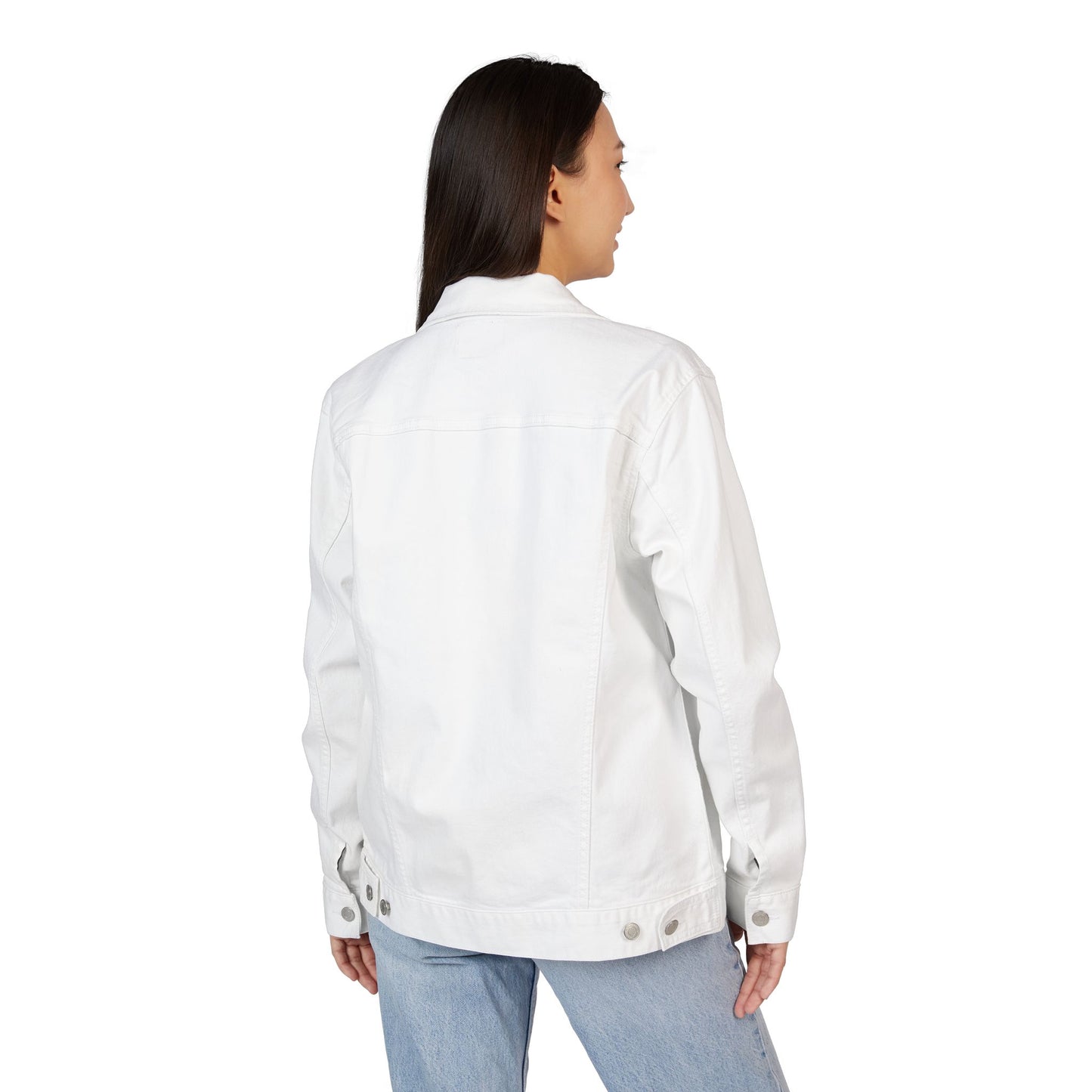 Embroidered Unisex Denim Jacket - Stylish & Versatile Outerwear for Casual Looks, Gift for Fashion Lovers, Boho Chic, Autumn Layering