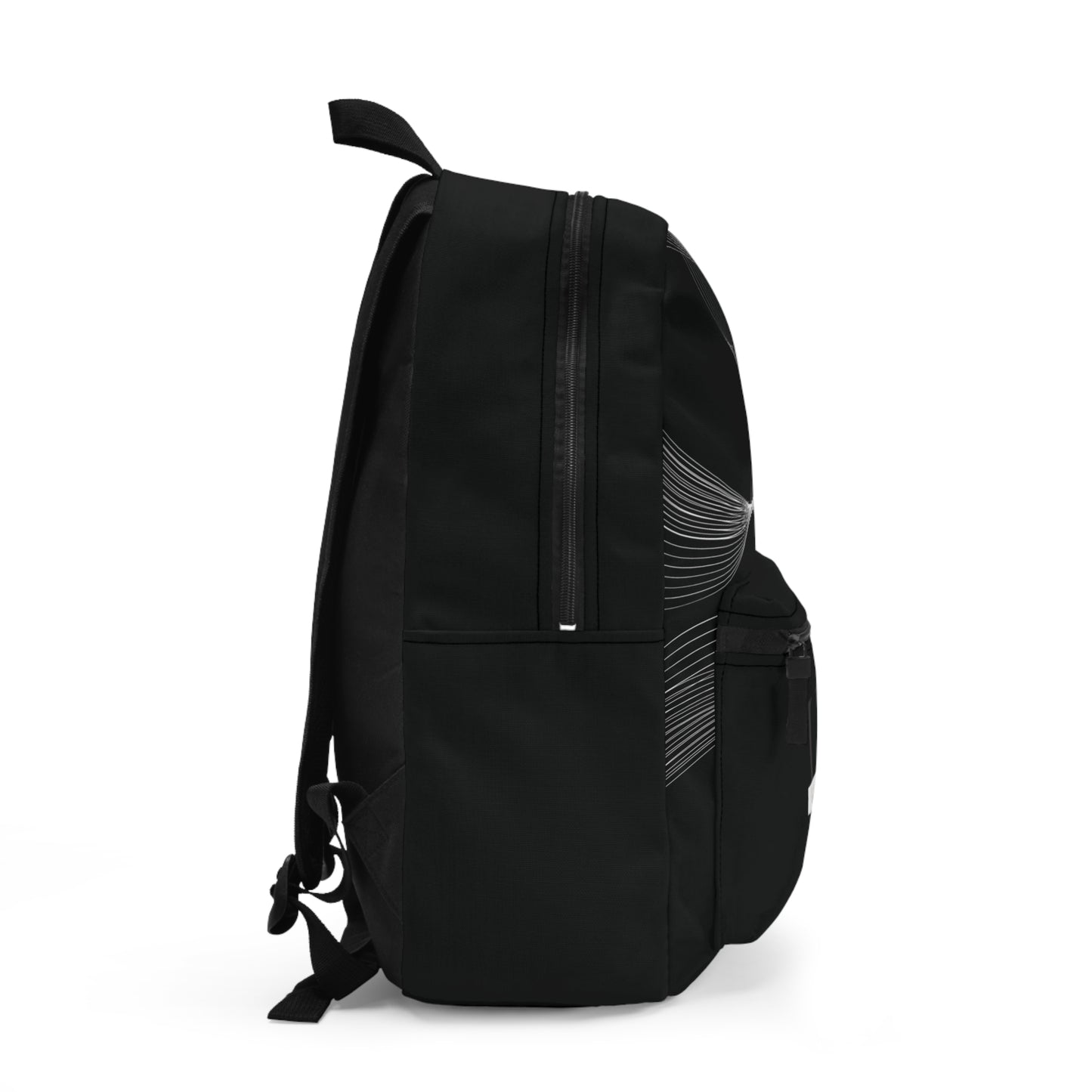 Sleek Monochrome Backpack, Trendy Daypack for Travel, School, Gym, Minimalist Style, Gift for Students and Professionals