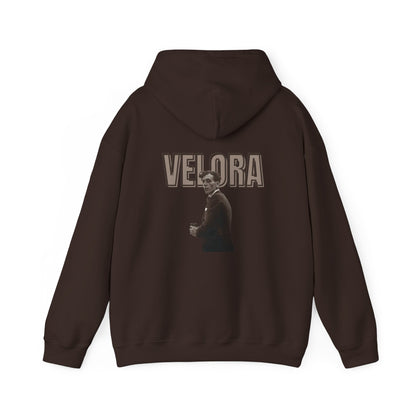 Retro Graphic Hoodie | Cozy Unisex Sweatshirt | Perfect for Casual Days, Unique Gift, Trendy Layering | Vintage VELURA Design