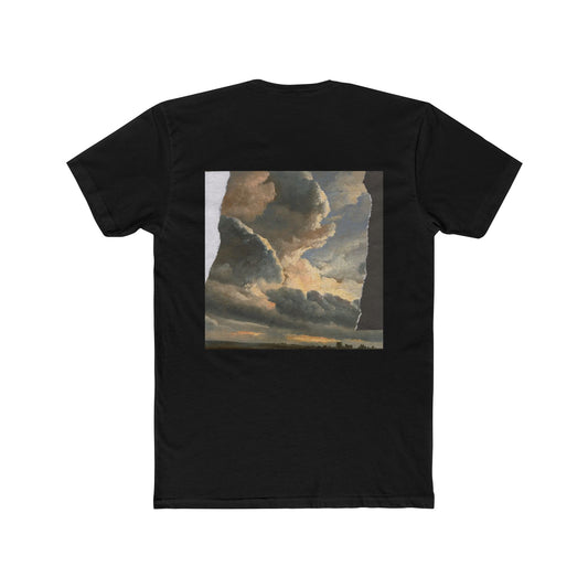 Artistic Cloud-Themed Unisex Cotton Crew Tee, Graphic Tee, Casual T-Shirt, Gift for Art Lovers, Vintage Style, Comfortable Wear
