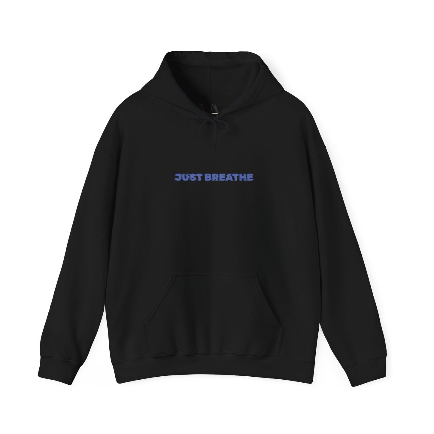 Relaxing Unisex Hooded Sweatshirt - Just Breathe, Cozy Hoodie, Mindfulness Gift, Self-Care Apparel, Perfect for Relaxation