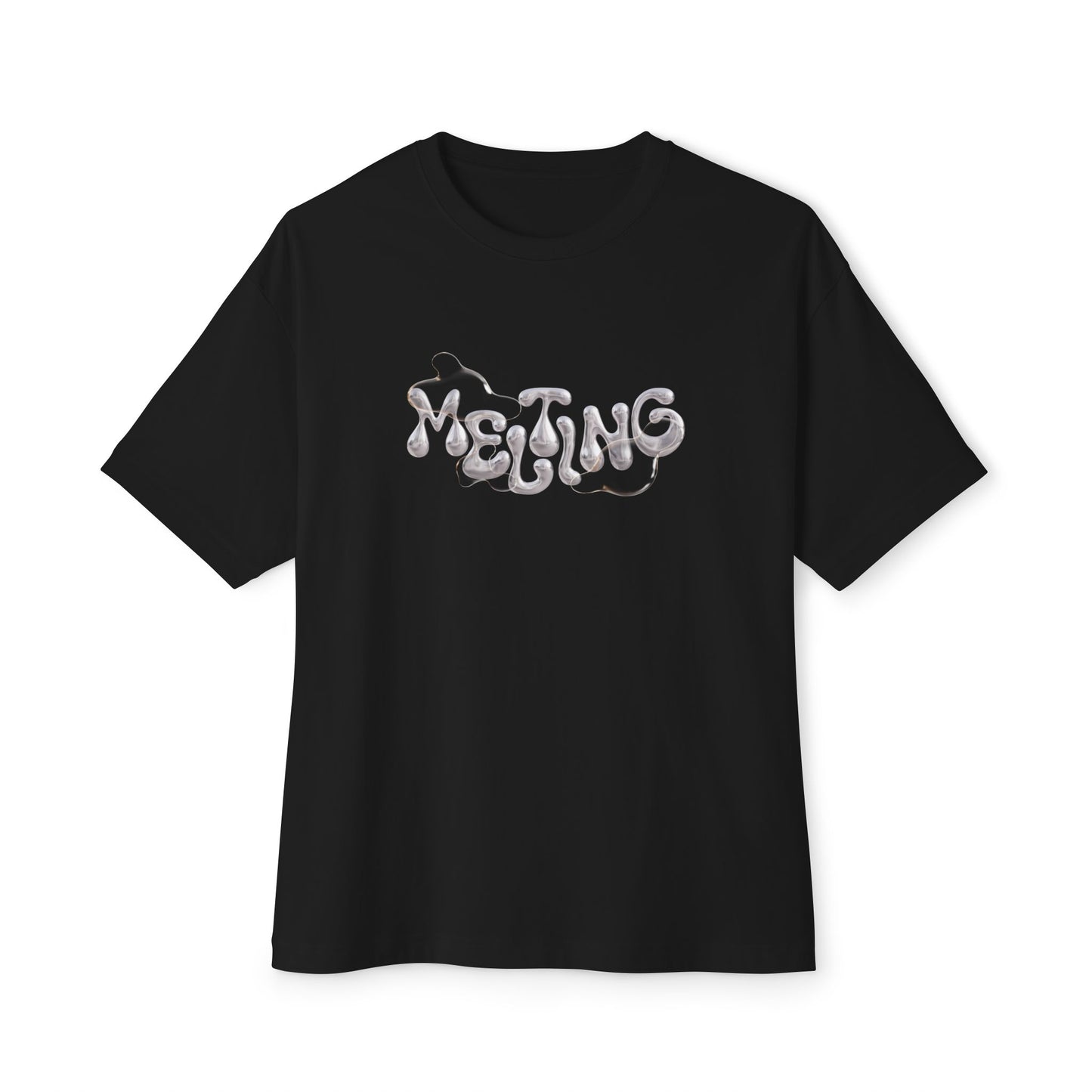 Melting Vibes Unisex Oversized Tee, Casual Streetwear, Graphic T-Shirt, Gift for Trendsetters, Everyday Comfort, Summer Fashion