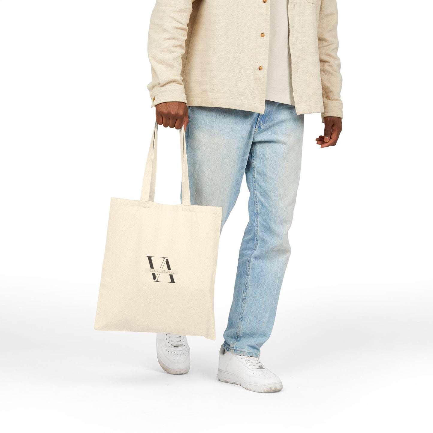 Minimalist Cotton Tote Bag | Eco-Friendly Shopping Bag, Gift Bag, Beach Bag, Library Tote, Weekend Outing Bag