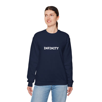 Infinity Crewneck Sweatshirt, Cozy Unisex Sweater, Gift for Him and Her, Trendy Casual Wear, Everyday Comfort Clothing