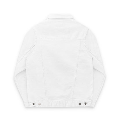 Embroidered Unisex Denim Jacket - Stylish & Versatile Outerwear for Casual Looks, Gift for Fashion Lovers, Boho Chic, Autumn Layering