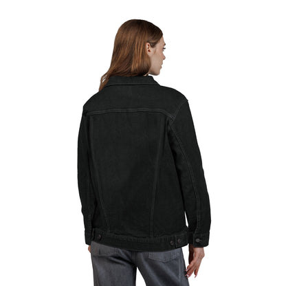Embroidered Unisex Denim Jacket, Stylish Denim Jacket, Casual Outerwear, Fashion Statement, Perfect Gift for Friends