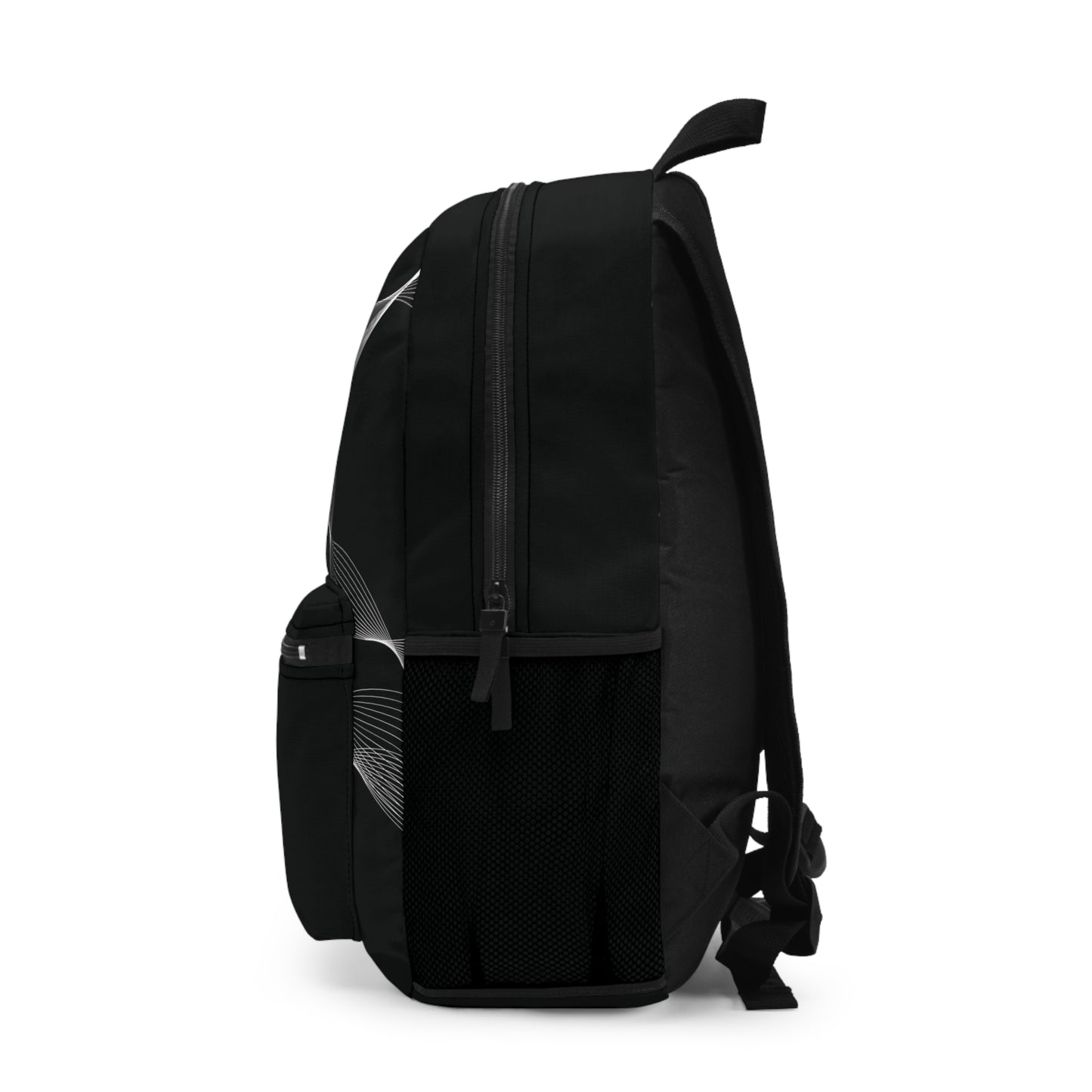 Sleek Monochrome Backpack, Trendy Daypack for Travel, School, Gym, Minimalist Style, Gift for Students and Professionals