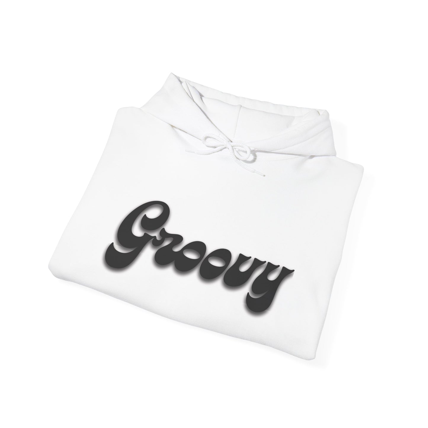 Groovy Car Hoodie - Unisex Heavy Blend Sweatshirt, Retro Vibe, Perfect for Car Lovers, Unique Gift, Casual Wear