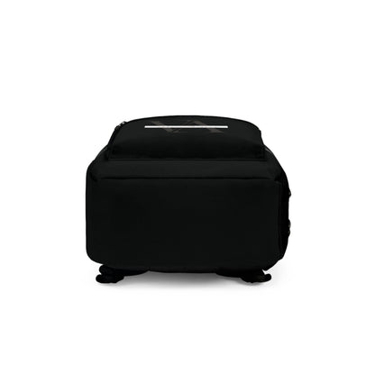Sleek Monochrome Backpack, Trendy Daypack for Travel, School, Gym, Minimalist Style, Gift for Students and Professionals