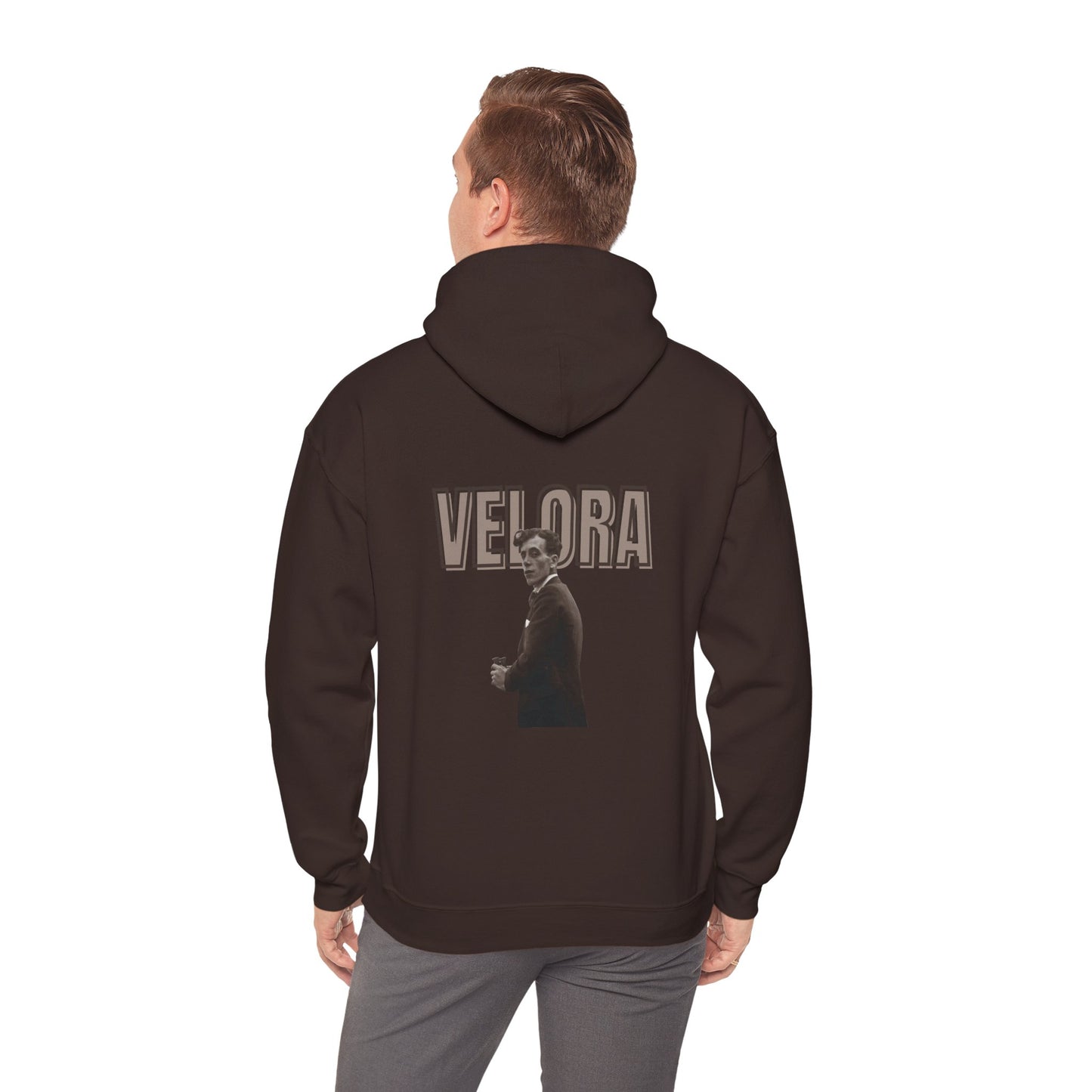Retro Graphic Hoodie | Cozy Unisex Sweatshirt | Perfect for Casual Days, Unique Gift, Trendy Layering | Vintage VELURA Design