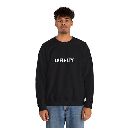 Infinity Crewneck Sweatshirt, Cozy Unisex Sweater, Gift for Him and Her, Trendy Casual Wear, Everyday Comfort Clothing