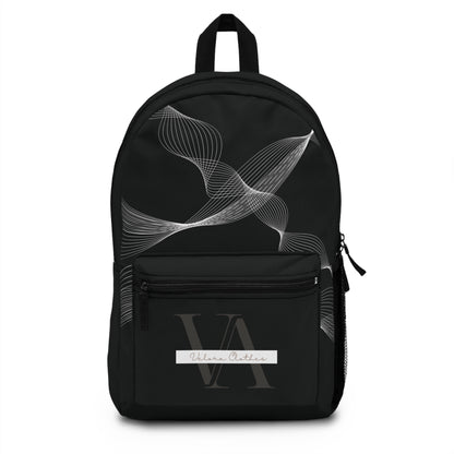 Sleek Monochrome Backpack, Trendy Daypack for Travel, School, Gym, Minimalist Style, Gift for Students and Professionals