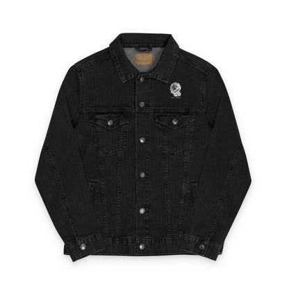 Embroidered Unisex Denim Jacket, Stylish Denim Jacket, Casual Outerwear, Fashion Statement, Perfect Gift for Friends