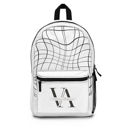 Modern Minimalist Backpack for Trendy School and Travel, Stylish Daypack, Perfect Gift for Students and Travelers, Geometric Design