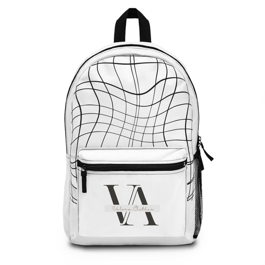 Modern Minimalist Backpack for Trendy School and Travel, Stylish Daypack, Perfect Gift for Students and Travelers, Geometric Design