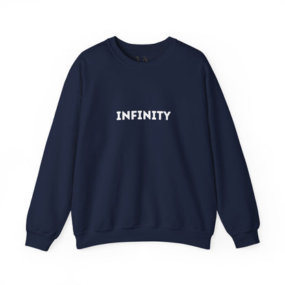 Infinity Crewneck Sweatshirt, Cozy Unisex Sweater, Gift for Him and Her, Trendy Casual Wear, Everyday Comfort Clothing
