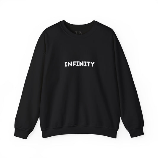 Infinity Crewneck Sweatshirt, Cozy Unisex Sweater, Gift for Him and Her, Trendy Casual Wear, Everyday Comfort Clothing